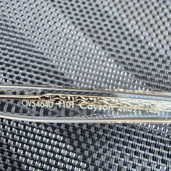 NWOT Oliver Peoples Cayson Glasses*Frames / Crystal - Sea Mist - Picture 11 of 12